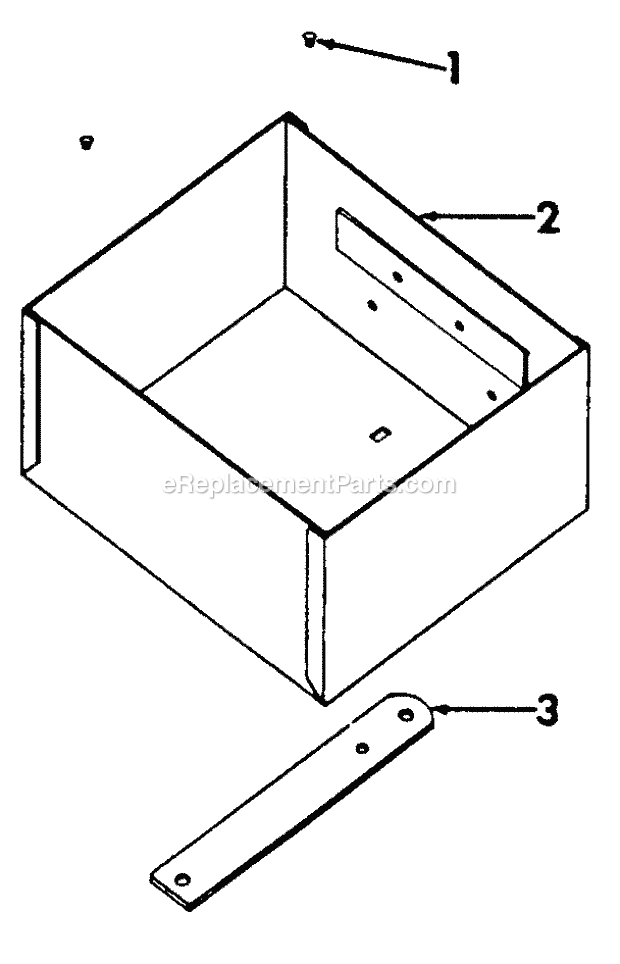 Utility Box Diagram and Parts List for 127 2050040U Cub Cadet Lawn Tractor
